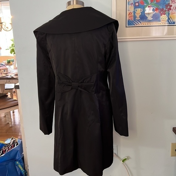 Vertigo Paris Cotton Poly Blend Dress Coat size Large - Picture 8 of 9